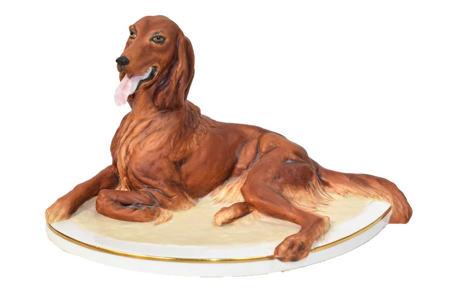 Royal Worcester model of a Red Setter, by Kenneth Potts, 42/250
