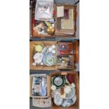 A large quantity of miscellaneous items including 19th century and later ceramics, boxes, faux