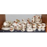 Royal Albert old country roses; a collection of items including dinner wares, tea wares, telephone