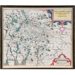 Westmoria and Westmorland, hand coloured map, together with a further map of "Cumberland" by R