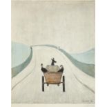 After Laurence Stephen Lowry RBA, RA (1887-1976) ''The Cart'' Signed, with the blindstamp for the