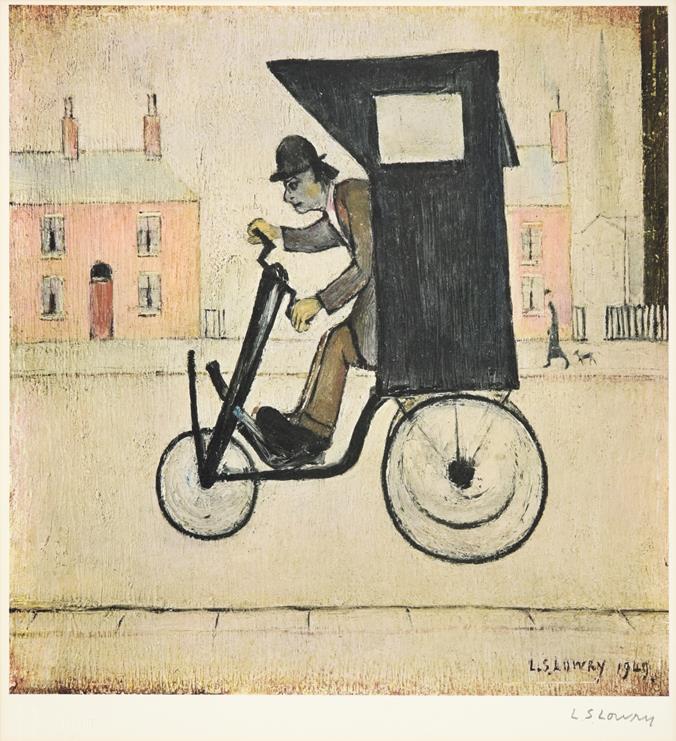 After Laurence Stephen Lowry RBA, RA (1887-1976) ''The Contraption'' Signed, with the blindstamp for