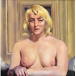 Robert Oscar Lenkiewicz (1941-2002) ''Study of Paula Pelling, Project 18'' Signed and inscribed