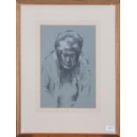 Harold Riley DL, DLitt, FRCS, DFA, ATC (b.1934) ''Study for Woman Stoning the Step'' Signed,