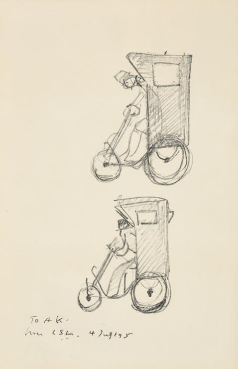 After Laurence Stephen Lowry RBA, RA (1887-1976) ''The Contraption'' Signed, with the blindstamp for - Image 2 of 3