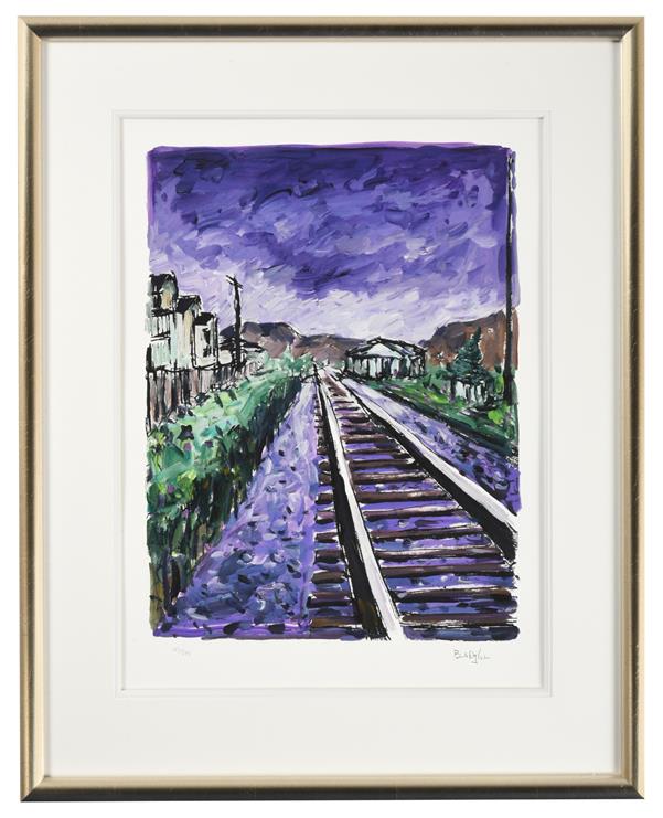 Bob Dylan (b.1941) American ''Railtracks'' (2018) Set of four giclee prints from ''The Drawn Blank - Image 6 of 8