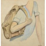 Harry Epworth Allen RBA, PS (1894-1958) ''Rambler'' Signed, pencil and watercolour, together with