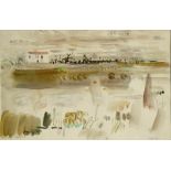 John Egerton Christmas Piper CH (1903-1992) View of the Camargue Signed, pencil and watercolour,