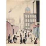 After Laurence Stephen Lowry RBA, RA (1887-1976) ''Mrs Swindell's Picture'' Signed, with the