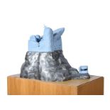 James White and Tim Steward (Contemporary) ''Gift Shop'' (1999) Blue tack, fibreglass, pewter,