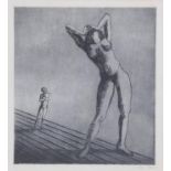 Peter Laszlo Peri (1899-1967) ''His Dream Woman'' Signed and dated 1947, etching and aquatint,