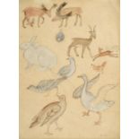 Harry Epworth Allen RBA, PS (1894-1958) ''Animal Studies'' Signed, mixed media, together with a