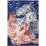Dame Elisabeth Frink CH, DBE, RA (1930-1993) ''Man and Horse'' Signed and numbered 19/70,