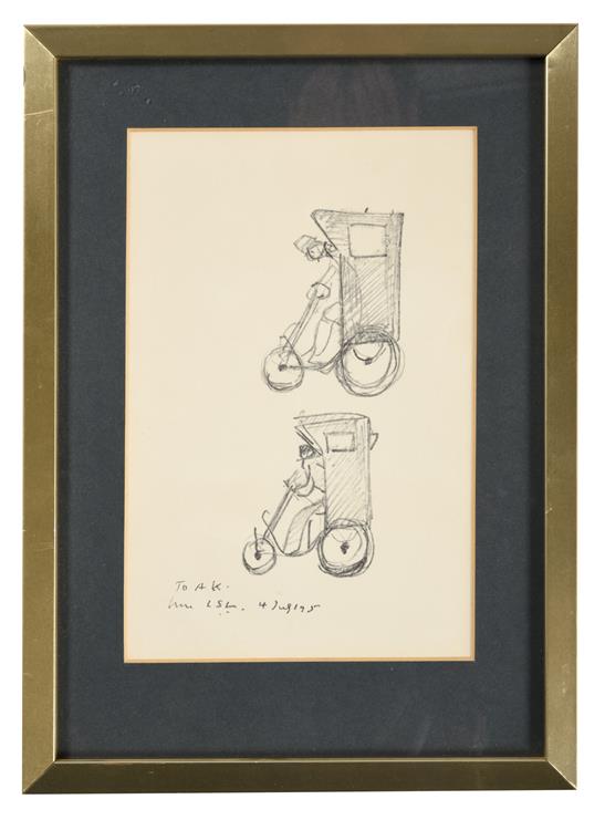 After Laurence Stephen Lowry RBA, RA (1887-1976) ''The Contraption'' Signed, with the blindstamp for - Image 3 of 3