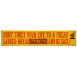 Lister: A Reproduction Transfer-Printed Aluminium Sign, 37cm by 28cm; Don't Trust Your Life a