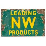 Leading NW Products: A Single-Sided Advertising Sign, 38cm by 61cm (a/f)