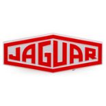 Jaguar: A Reproduction Illuminated Sign, 59cm diameter with power adapter