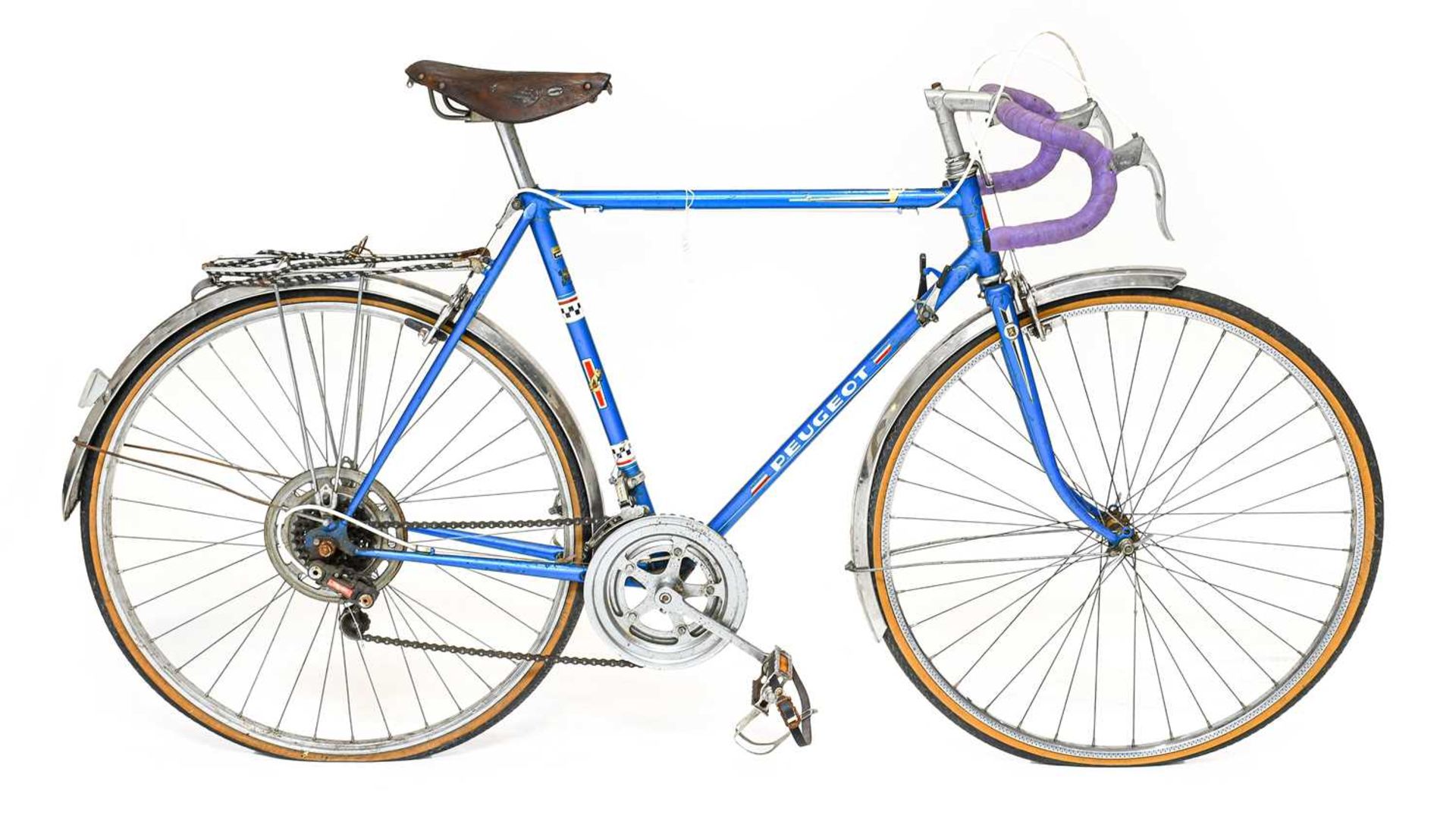 A Gent's Raleigh 531 Reynolds Super Tourist Racing Cycle, and a Gent's Peugeot Cadre Allege Racing - Image 2 of 2