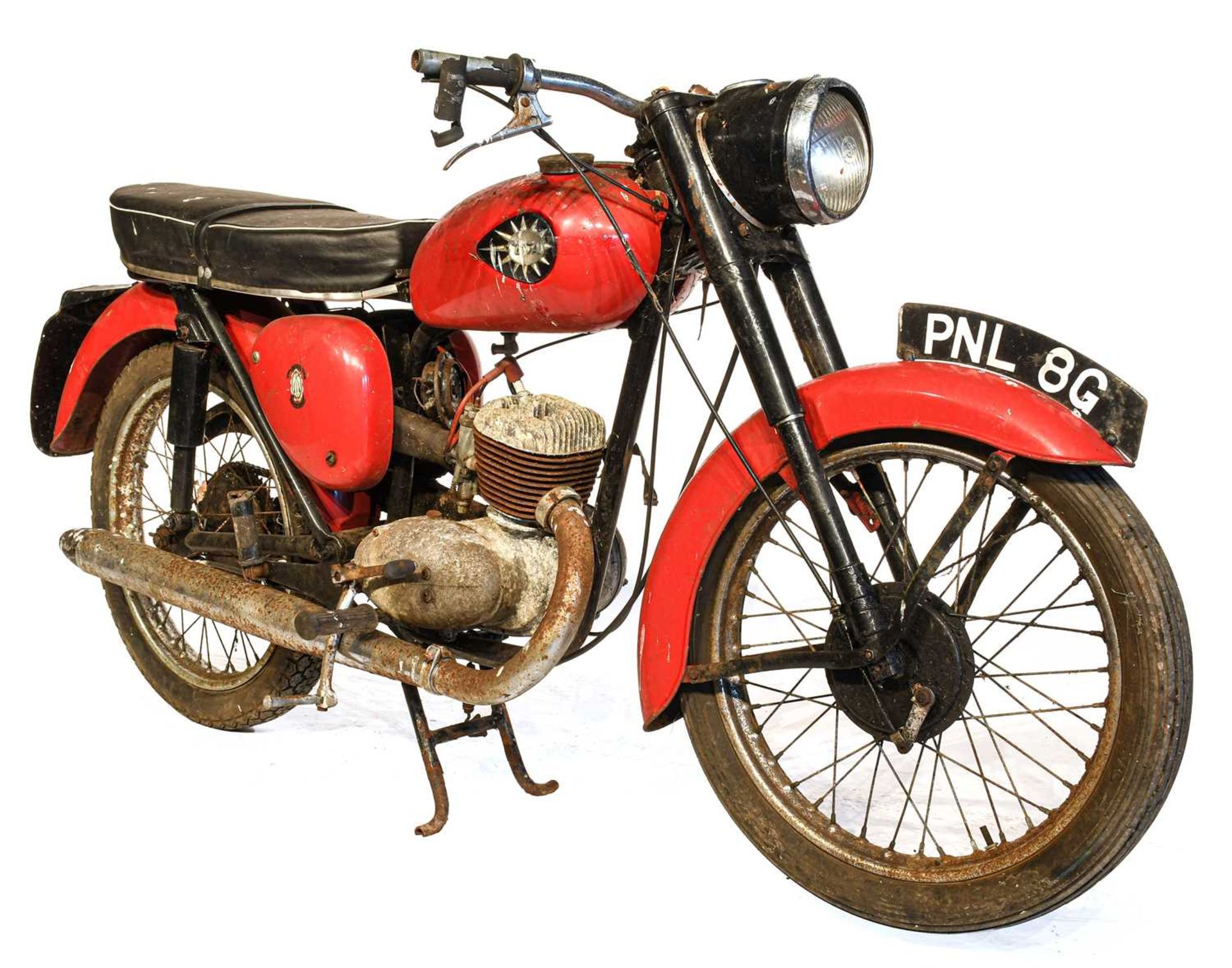 BSA Bantam D14 175cc Registration number: PNL 8GDate of first registration:Frame number: D14