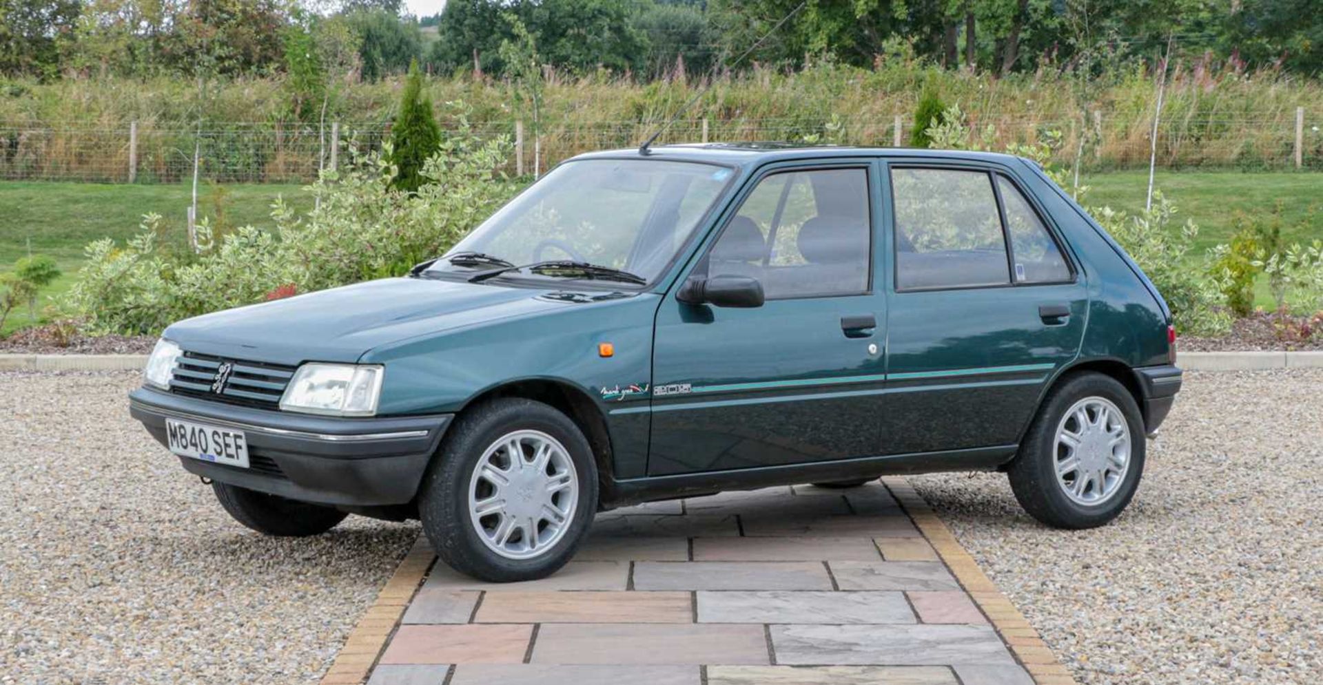 1995 Peugeot 205 Mardi Gras 5 door AutoRegistration number M840 SEFDate of first registration 31/