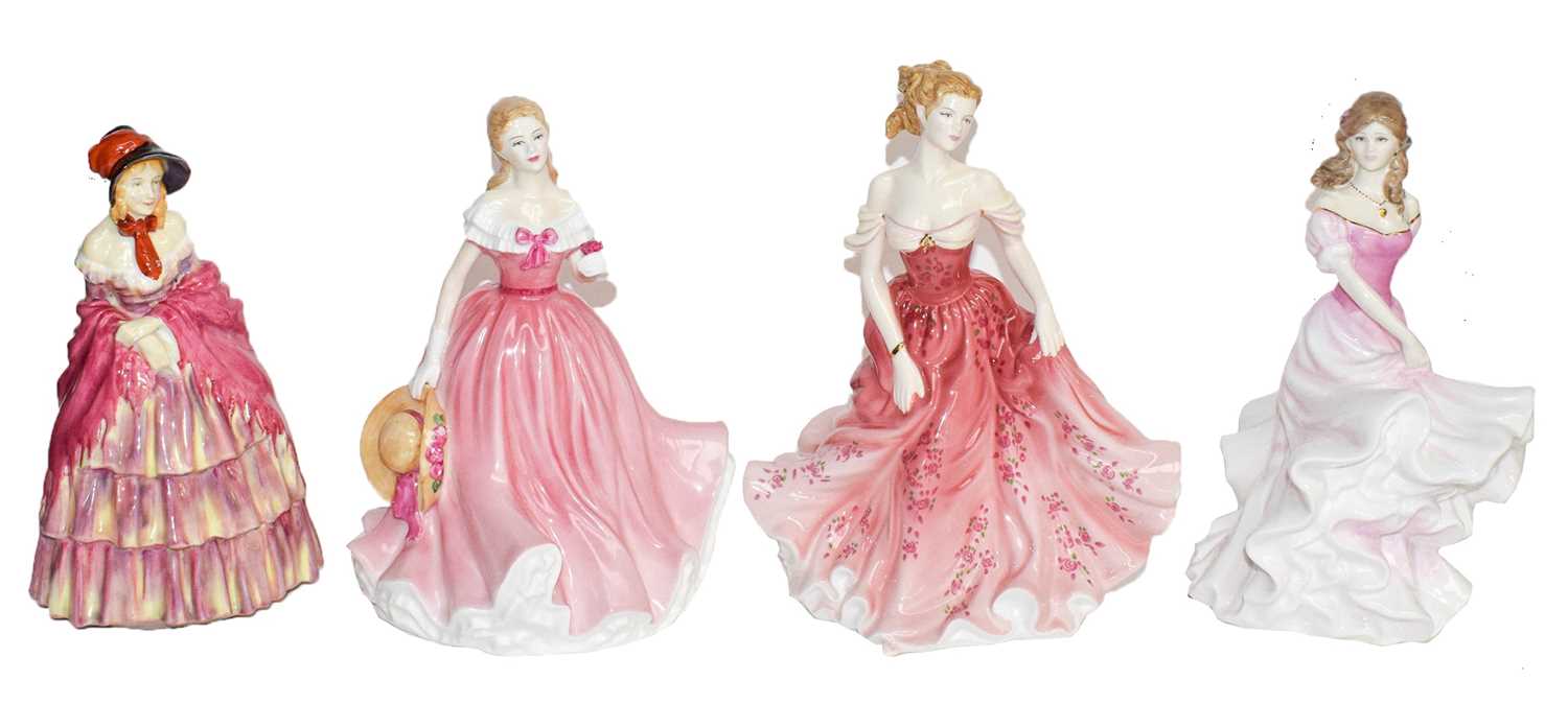 A collection of Royal Doulton porcelain figures, mostly formed as ladies, to include 'A Victorian - Image 3 of 4