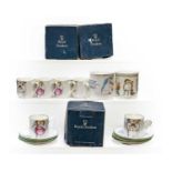 A quantity of Snowman items, Royal Doulton and Carltonware including six coffee cups and