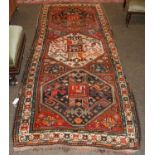 Karabagh Rug, the field with three octagons...