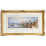 Attributed to Thomas Miles Richardson Jnr. (1813-1890) On the Rhine, signed and dated 1874,