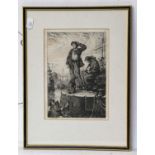 Louis J Steele after Britain Riviere A rest on the journey Signed in pencil by artist and