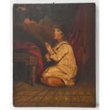 After Thomas Lawrence, child praying, oil on...