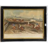 J Harris "The Liverpool Great National Steeplechase 1839", plates I - IV, together with four hunting