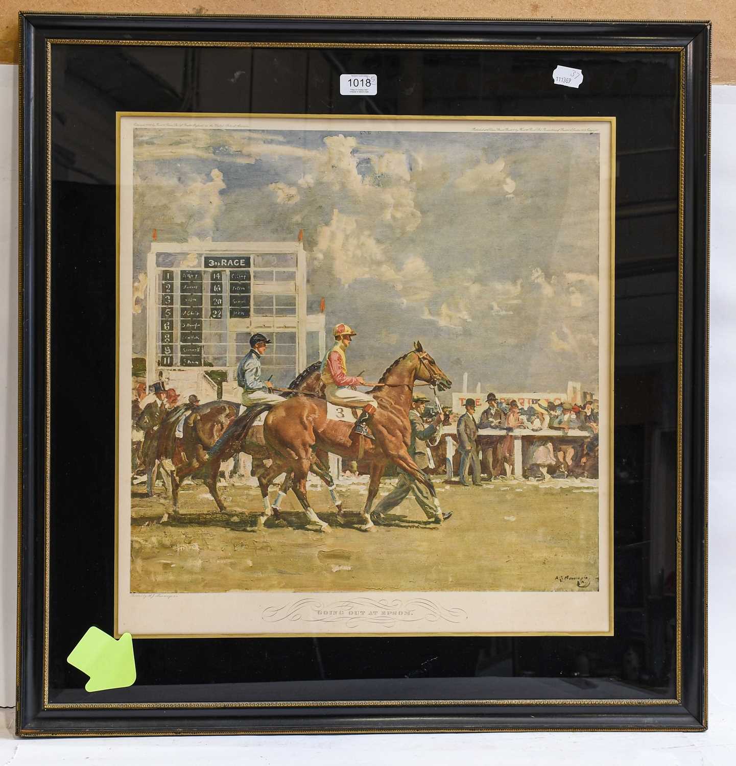 After G J Giles "The Cottesmore" 1905, signed and inscribed in pencil, a coloured reproduction, - Image 5 of 5