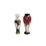 A modern Moorcroft 'A more sacred place' pattern vase, M.C.C 285, 21.5cm and Persephone pattern