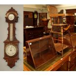 A 19th century mahogany glazed counter top shop display case with two doors to the rear, 56cm by