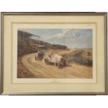 Alan Fernley, 20th century signed limited edition print entitled 'Team conquest and silver arrows'