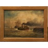 After Norman Wilkinson and Carol Wyllie, etchings of shipping together with various other prints and