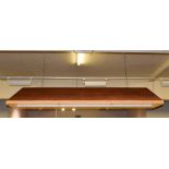 A Riley billiard/snooker table canopy light, approx 390cm