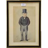 A collection of 19th/20th century prints to include Vanity Fair cartoons of politicians, various