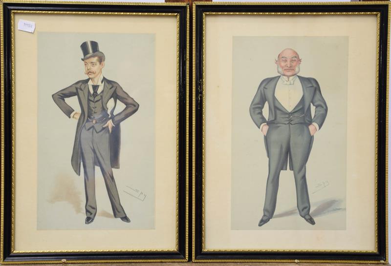 A collection of 19th/20th century prints to include Vanity Fair cartoons of politicians, various - Image 2 of 4