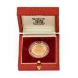 Elizabeth II, Proof Sovereign 1989 ‘500th Anniversary of the First Gold Sovereign 1489-1989,