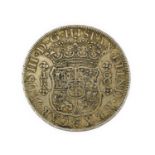 Bolivia, Silver 8 Reales 1770 PTS, Potosi Mint, obv. 'CAROLUS III.D.G.HISPAN.ETIND.REX' around