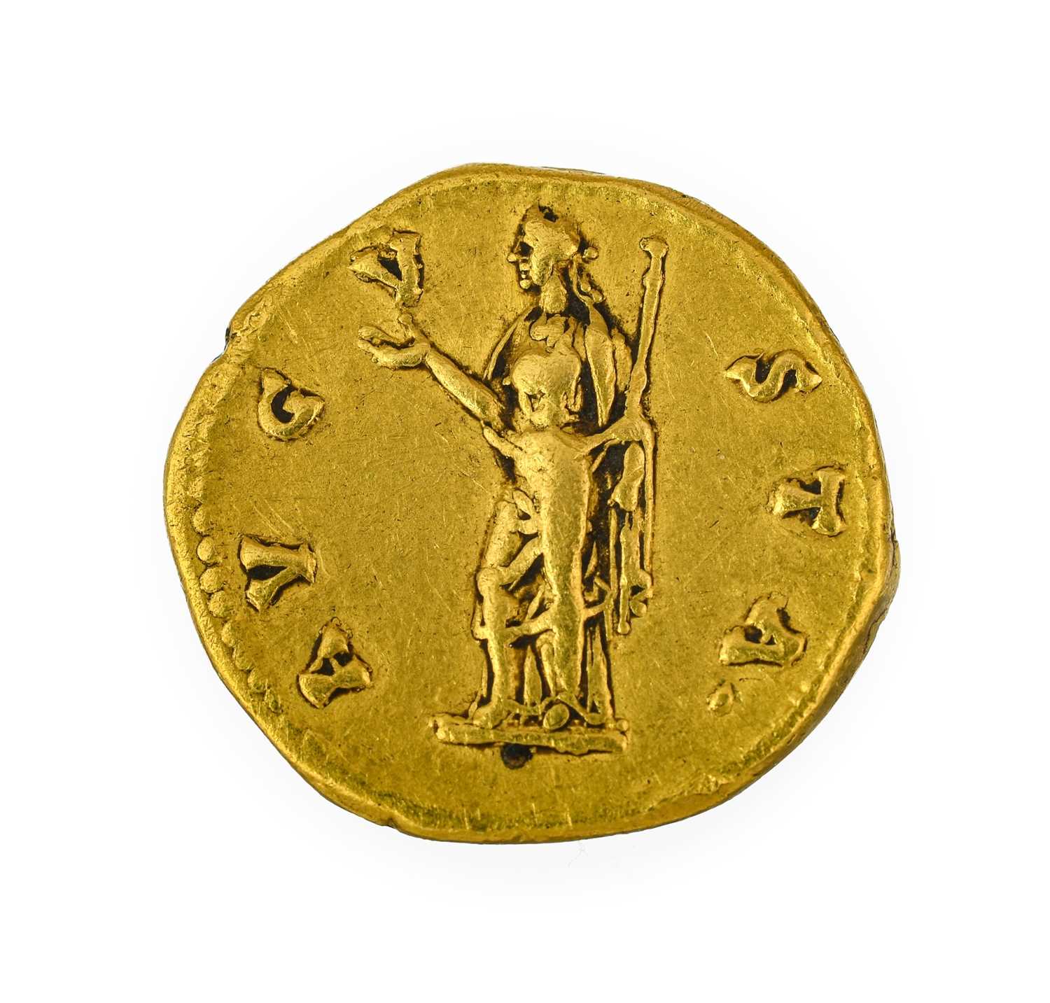 Roman, Diva Faustina Senior Gold Aureus (issue of Antoninus Pius in honour of his deified wife
