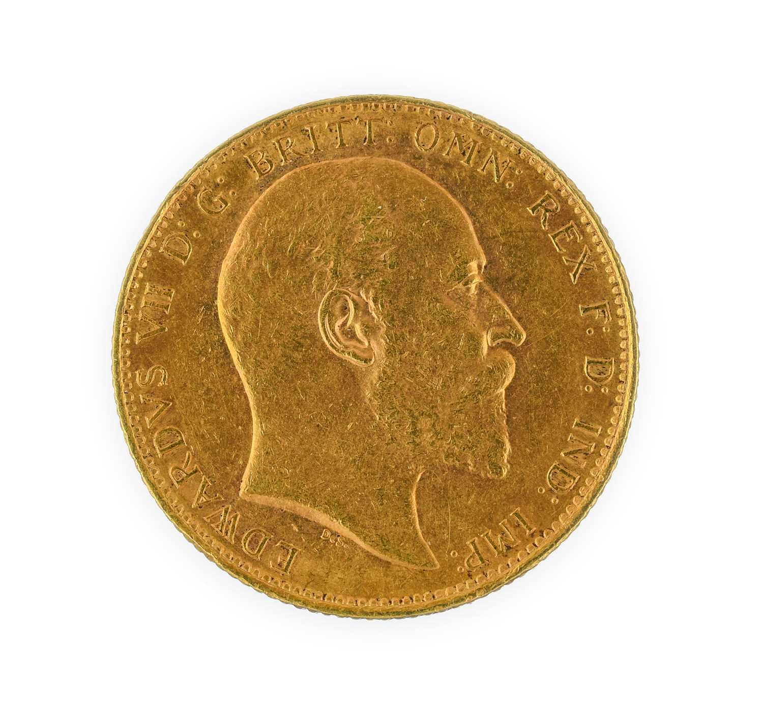 Edward VII, Sovereign 1902M (Melbourne Mint), minor contact marks AVF