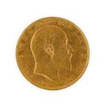 Edward VII, Sovereign 1902M (Melbourne Mint), minor contact marks AVF