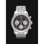 A Stainless Steel Automatic Calendar Chronograph Wristwatch, signed Breitling, Chronometer, model: