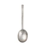 A Charles II Provincial Silver Puritan Spoon, by Rowland Kirby, York, circa 1670, with plain