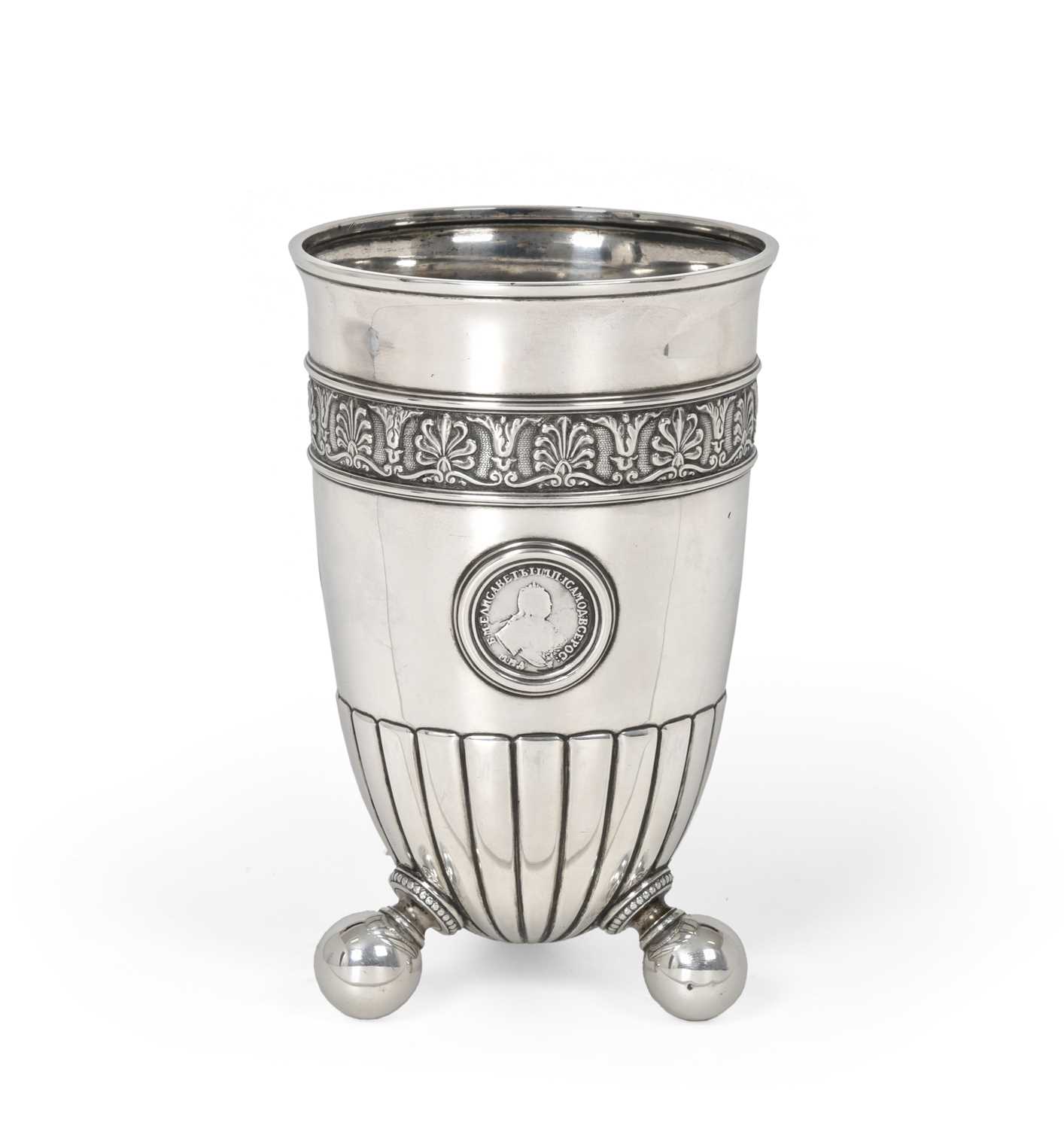 A Russian Silver Vase, by Faberge, With Imperial Warrant, Workmaster Jenny Väkevä, St Petersburg,