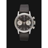 A Stainless Steel Chronograph Wristwatch, signed Hamilton, ref: 7723, circa 1965, (calibre Valjoux
