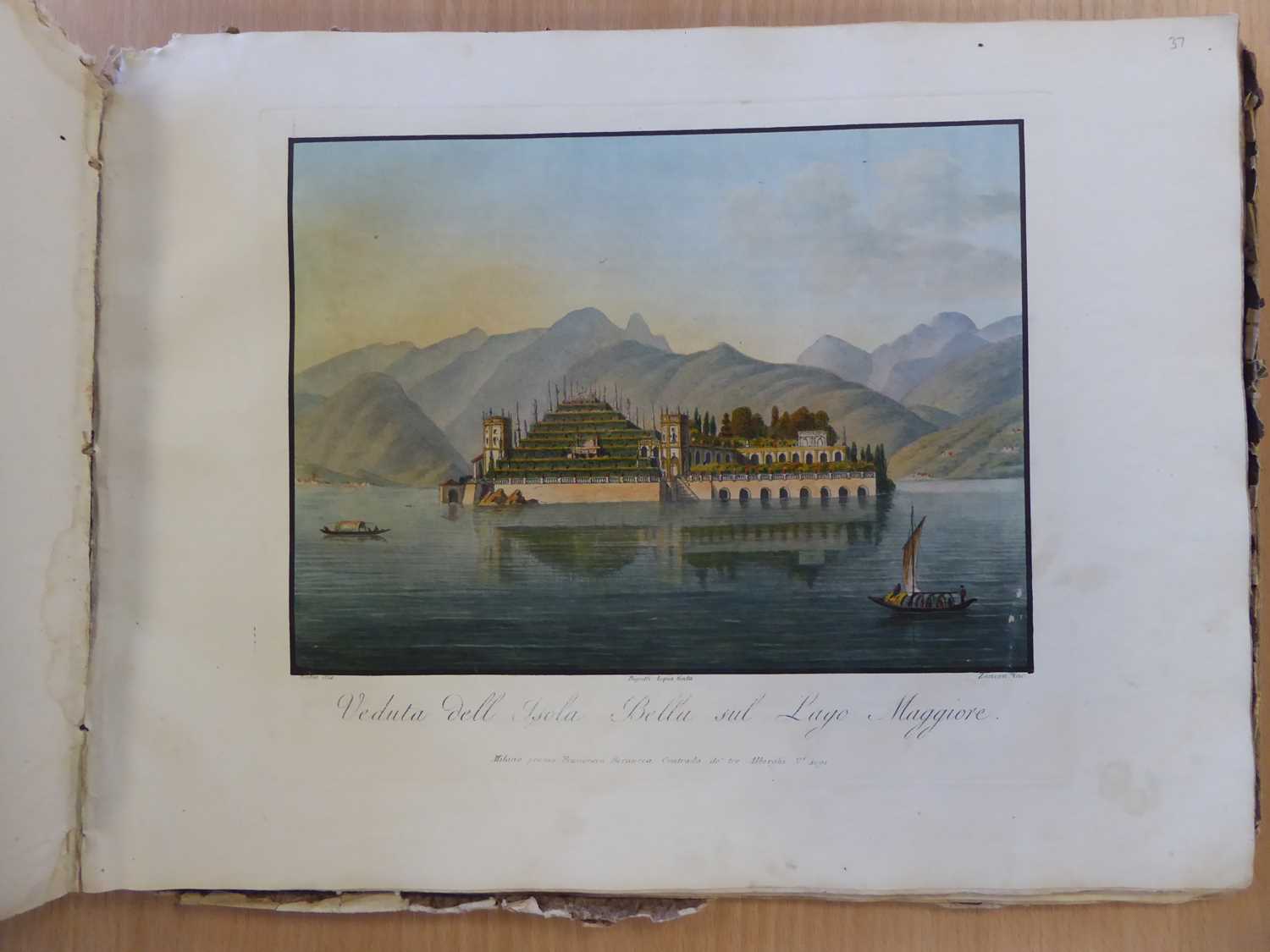 Bernucca (Francesco). Viaggio pittorico ai tre laghi ... c.1816-18 - Image 5 of 27
