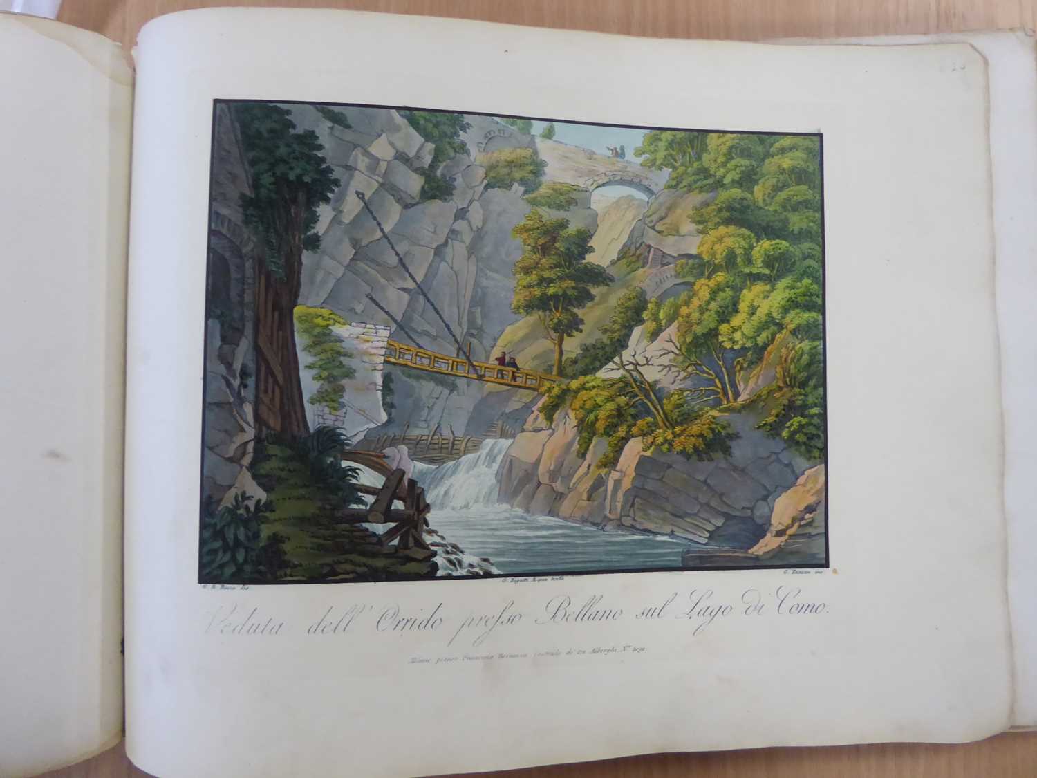 Bernucca (Francesco). Viaggio pittorico ai tre laghi ... c.1816-18 - Image 22 of 27